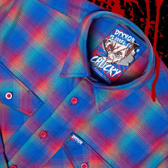 Dixxon Flannel CHUCKY Flannel Shirt -Horror Series - Men's XL - Picture 2 of 8